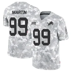 Youth Brodric Martin Detroit Lions No.99 Limited 2024 Salute to Service Jersey - Arctic Camo