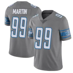 Youth Brodric Martin Detroit Lions No.99 Limited Color Rush Steel Vapor Untouchable Jersey