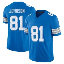 Youth Calvin Johnson Detroit Lions No.81 Limited Vapor F.U.S.E. 2nd Jersey - Blue