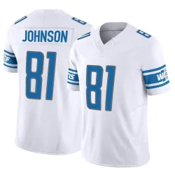 Youth Calvin Johnson Detroit Lions No.81 Limited Vapor F.U.S.E. Jersey - White