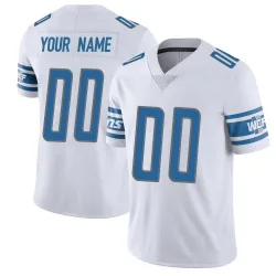Youth Custom Detroit Lions No.00 Limited Vapor Untouchable Jersey - White