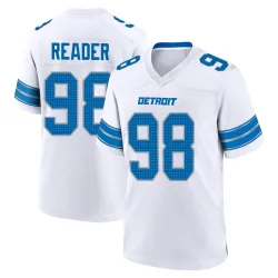 Youth DJ Reader Detroit Lions No.98 Game 2nd Jersey - White