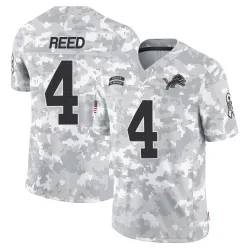 Youth D.J. Reed Detroit Lions No.4 Limited 2024 Salute to Service Jersey - Arctic Camo