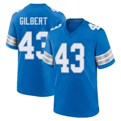 Youth DaRon Gilbert Detroit Lions No.43 Game 2nd Jersey - Blue