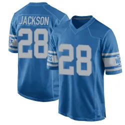 Youth Dan Jackson Detroit Lions No.28 Game Throwback Vapor Untouchable Jersey - Blue