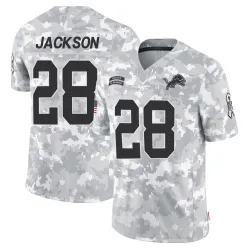 Youth Dan Jackson Detroit Lions No.28 Limited 2024 Salute to Service Jersey - Arctic Camo