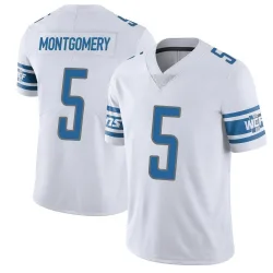 Youth David Montgomery Detroit Lions No.5 Limited Vapor Untouchable Jersey - White
