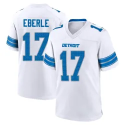 Youth Dominik Eberle Detroit Lions No.17 Game 2nd Jersey - White