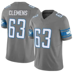 Youth Duke Clemens Detroit Lions No.63 Limited Silver Vapor F.U.S.E. Jersey