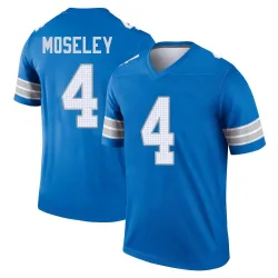 Youth Emmanuel Moseley Detroit Lions No.4 Legend 2nd Jersey - Blue