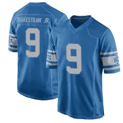 Youth Ennis Rakestraw Jr. Detroit Lions No.9 Game Throwback Vapor Untouchable Jersey - Blue