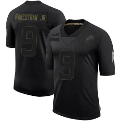 Youth Ennis Rakestraw Jr. Detroit Lions No.9 Limited 2020 Salute To Service Jersey - Black
