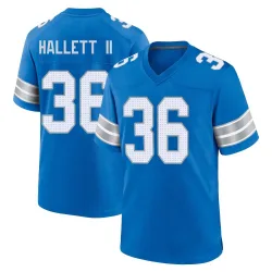 Youth Erick Hallett II Detroit Lions No.36 Game 2nd Jersey - Blue