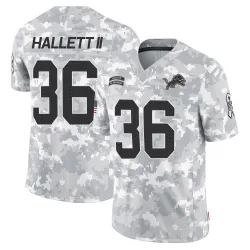 Youth Erick Hallett II Detroit Lions No.36 Limited 2024 Salute to Service Jersey - Arctic Camo