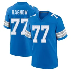 Youth Frank Ragnow Detroit Lions No.77 Game 2nd Jersey - Blue