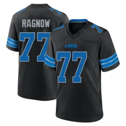 Youth Frank Ragnow Detroit Lions No.77 Game Alternate 2nd Jersey - Black