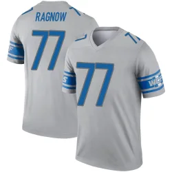 Youth Frank Ragnow Detroit Lions No.77 Legend Inverted Jersey - Gray