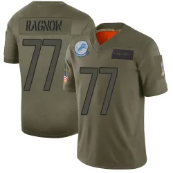 Youth Frank Ragnow Detroit Lions No.77 Limited 2019 Salute to Service Jersey - Camo