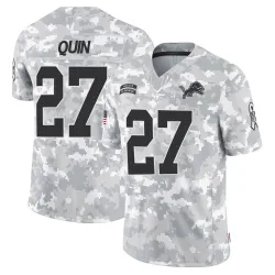Youth Glover Quin Detroit Lions No.27 Limited 2024 Salute to Service Jersey - Arctic Camo