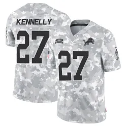 Youth Ian Kennelly Detroit Lions No.27 Limited 2024 Salute to Service Jersey - Arctic Camo