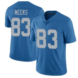 Youth Jackson Meeks Detroit Lions No.83 Limited Throwback Vapor Untouchable Jersey - Blue
