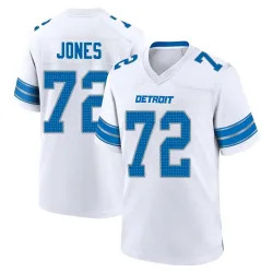 Youth Jamarco Jones Detroit Lions No.72 Game 2nd Jersey - White