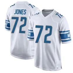 Youth Jamarco Jones Detroit Lions No.72 Game Jersey - White