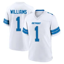 Youth Jameson Williams Detroit Lions No.1 Game 2nd Jersey - White