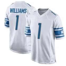 Youth Jameson Williams Detroit Lions No.1 Game Jersey - White
