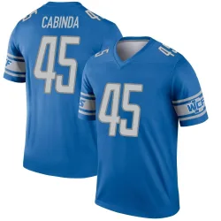 Youth Jason Cabinda Detroit Lions No.45 Legend Jersey - Blue