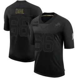 Youth Joe Dahl Detroit Lions No.66 Limited 2020 Salute To Service Jersey - Black