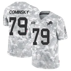 Youth John Cominsky Detroit Lions No.79 Limited 2024 Salute to Service Jersey - Arctic Camo