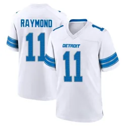 Youth Kalif Raymond Detroit Lions No.11 Game 2nd Jersey - White