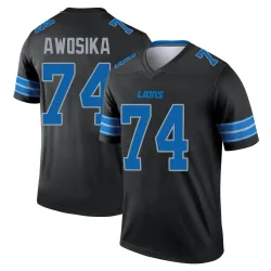 Youth Kayode Awosika Detroit Lions No.74 Legend Jersey - Black