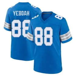 Youth Kenny Yeboah Detroit Lions No.88 Game 2nd Jersey - Blue