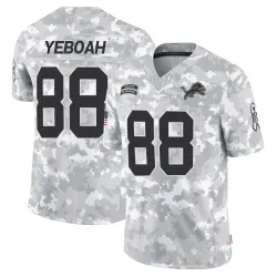 Youth Kenny Yeboah Detroit Lions No.88 Limited 2024 Salute to Service Jersey - Arctic Camo