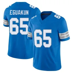 Youth Kingsley Eguakun Detroit Lions No.65 Limited Vapor F.U.S.E. 2nd Jersey - Blue