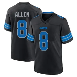Youth Kyle Allen Detroit Lions No.8 Game Alternate 2nd Jersey - Black