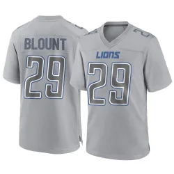 Youth LeGarrette Blount Detroit Lions No.29 Game Atmosphere Fashion Jersey - Gray
