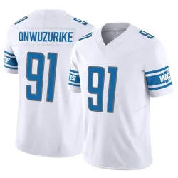 Youth Levi Onwuzurike Detroit Lions No.91 Limited Vapor F.U.S.E. Jersey - White