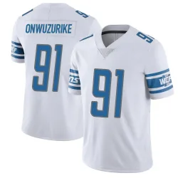 Youth Levi Onwuzurike Detroit Lions No.91 Limited Vapor Untouchable Jersey - White