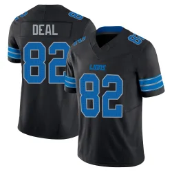 Youth Luke Deal Detroit Lions No.82 Limited Alternate Vapor F.U.S.E. 2nd Jersey - Black
