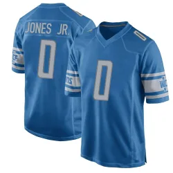 Youth Marvin Jones Jr. Detroit Lions No.0 Game Team Color Jersey - Blue