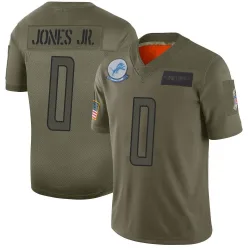 Youth Marvin Jones Jr. Detroit Lions No.0 Limited 2019 Salute to Service Jersey - Camo