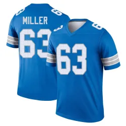 Youth Mason Miller Detroit Lions No.63 Legend 2nd Jersey - Blue