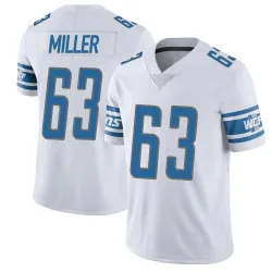Youth Mason Miller Detroit Lions No.63 Limited Vapor Untouchable Jersey - White