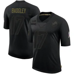 Youth Michael Badgley Detroit Lions No.17 Limited 2020 Salute To Service Jersey - Black