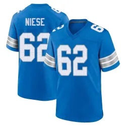 Youth Michael Niese Detroit Lions No.62 Game 2nd Jersey - Blue