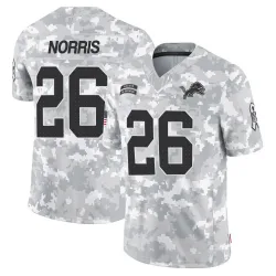 Youth Morice Norris Detroit Lions No.26 Limited 2024 Salute to Service Jersey - Arctic Camo