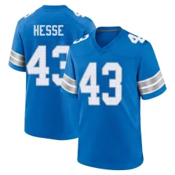 Youth Parker Hesse Detroit Lions No.43 Game 2nd Jersey - Blue